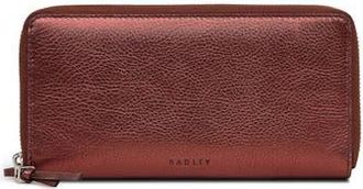 Radley London Large Carlton Close Metallic Clutch in Bronze at Nordstrom Rack