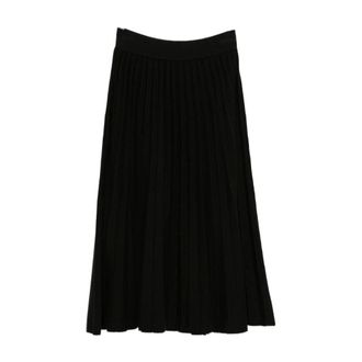 Blugirl Rokken, Dames, Zwart, M, Polyester, Stijlvolle Nero Rok Aw 25
