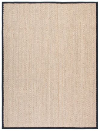 Safavieh Alfombra hierba marina naturale/nero 244 x 305 cm