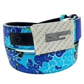 Gucci Pre-owned Vintage Nylon Belt - female - Gucci Vintage - Vintage Belts - Blue - ONE SIZE - Pre-owned