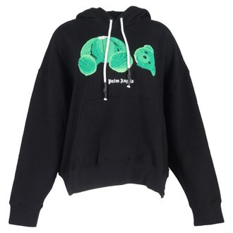 Palm Angels Kill The Bear Hoodie in Black Cotton