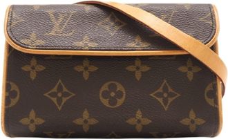 Louis Vuitton Brown Coated Canvas Pouch (Pre-Owned)