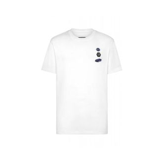 Philipp Plein Hombre, Camisetas, Blanco, Talla: M