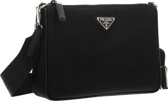 Prada Mens Shoulder Bag Nero Recycled Polyamide