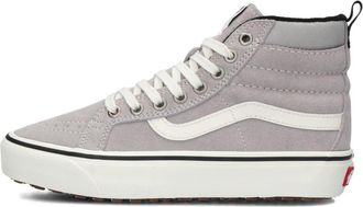 Vans Winter Stijl Ge&iuml;soleerde Hoge Sneakers - Dames - Sneakers - Grijs - 38 1/2 EU - Leer - Schoenen