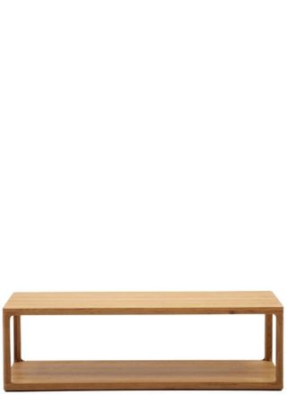 K Home Hochwertiger Couchtisch Maymay aus massivem Eichenholz, 140 x 65 cm
