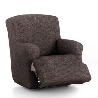 Eysa Funda de sill&oacute;n relax xl el&aacute;stica marr&oacute;n 60 - 110 cm