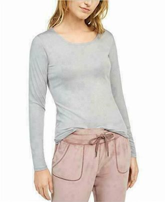 32 Degrees Cozy Heat Underwear Top In Heather Sleet