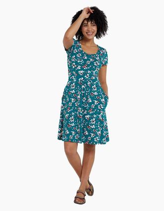 Mountain Warehouse Womens Mountain Warehouse Womens/Ladies Orchid UV Protection Midi Dress - Blue/Green - Size: 18