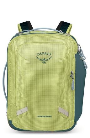 Osprey Transporter 36-Liter Travel Backpack in Glow Dew/Torrent Blue at Nordstrom