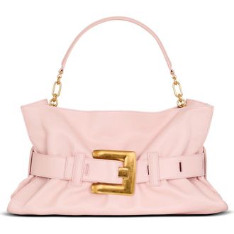 Balmain Medium Anthem bag in smooth leather in Pink at Nordstrom