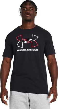 Under Armour Global Foundation Short Sleeve T-Shirt Mens Clothing Black/Red/White : XS, Polyester