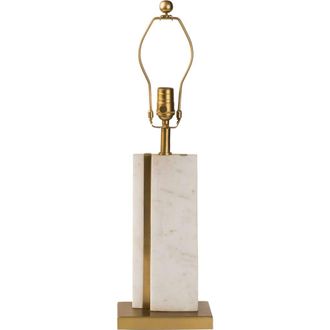 Mela Artisans Sculpta Marble Lamp Stand in White Beige at Nordstrom