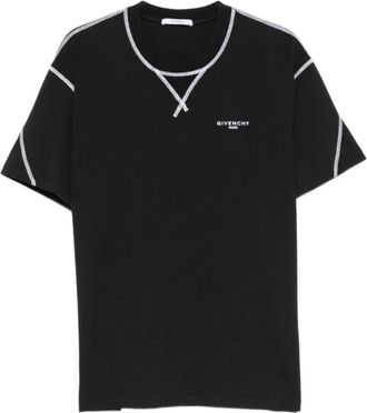 Givenchy Couture Seam T-Shirt - Heren - T-shirts - Zwart - M - Katoen - Tops
