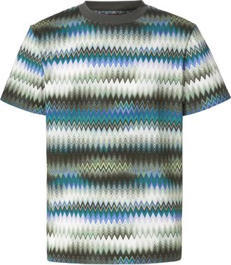 Missoni Heren, Tops, Groen, Maat: 2XL Katoen