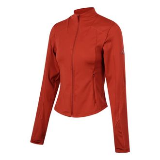 adidas (WMNS) adidas Long Sleeves Zipper Top Asia Sizing Red JM8867