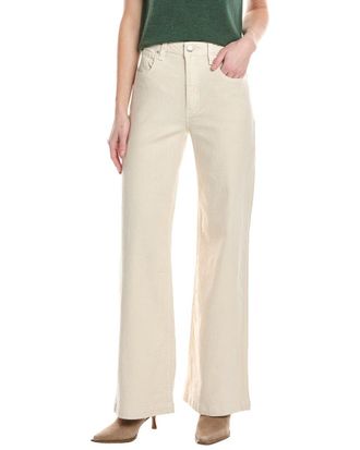 Hudson Jodie Loose Fit Linen-Blend Ancient Scroll Wide Leg Jean