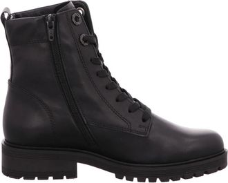 Gabor Lace-up Boot - Dames - Veterlaarzen - Zwart - 38 EU - Leer - Schoenen