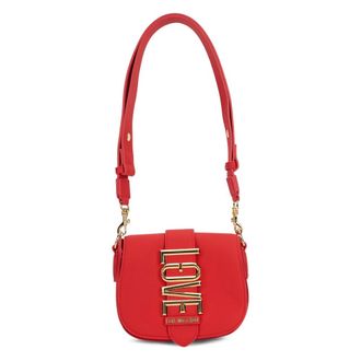 Love Moschino Schoudertas - Dames - Tassen - Rood - Maat: ONE Size Poliester
