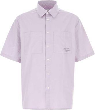 Maison Kitsuné Lilac Poplin Shirt
