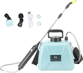 OEM Pulverizador El&eacute;ctrico Con Mango Recargable Por Usb, Mango Con Bater&iacute;a De 2400 Mah Para C&eacute;sped Dom&eacute;stico, Color Azul