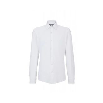 HUGO BOSS P-Joe Shirt - Heren - Zakelijke Overhemden - Wit - 7XL - Overhemden