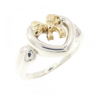 Tiffany & Co. Yellow Gold (18K) Silver 925 Band Ring (Pre-Owned)
