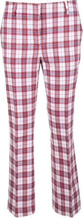 L'autre Chose Plaid Trousers with Classic Fit