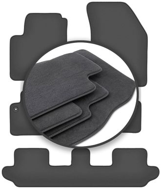 OEM Alfombrillas Premium Para Volvo Xc90 I Suv 7 Plazas (2002-2014)