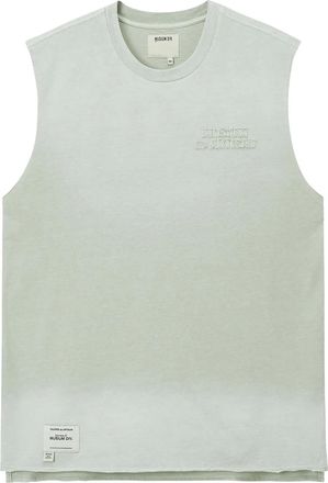 Musium Div. cotton tank top - men - Cotton - L - Green
