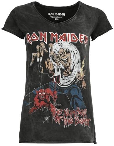 T-shirt Iron Maiden Femme - Noir - Taille M - Coton - Neuf Sans étiquettes