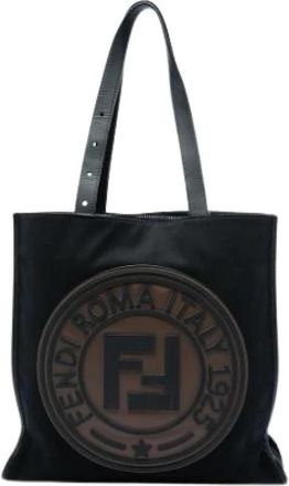Fendi Pre-owned Canvas fendi-bags - Dames - Vintage Shopper - Zwart - ONE Size - Vintage