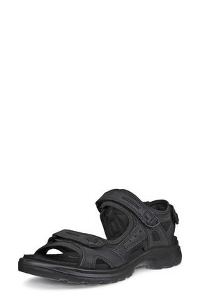 Ecco Offroad Sandal in Black Reflective/Black at Nordstrom, Size 10-10.5Us
