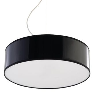 Sollux Lighting L&aacute;mpara de techo negro cloruro de polivinilo alt. 111 cm