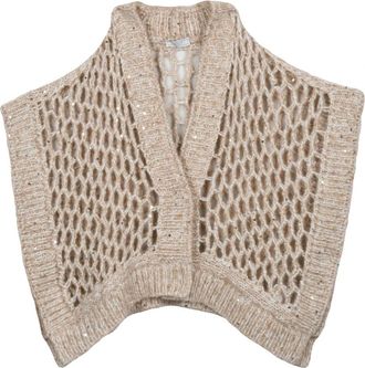 PESERICO Dames, Truien, Beige, Maat: XS Nylon