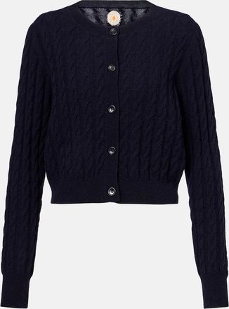 Jardin Des Orangers Cardigan in lana e cashmere a trecce