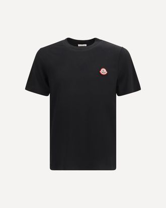 Moncler T-shirt in jersey di cotone con logo Man XL