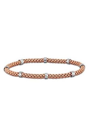 Delmar 2.5mm Station Bracelet in Rose Silver at Nordstrom Rack