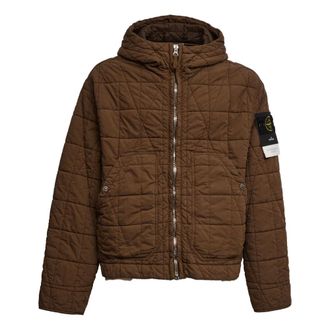 Stone Island Hombre, Chaquetas, Marr&oacute;n, Talla: L