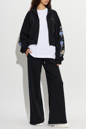 Off-white Zip-up Sweatshirt, Womens, Black