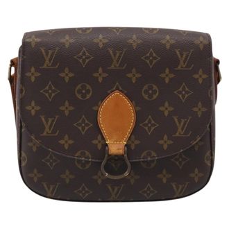 Louis Vuitton Saint Cloud Monogram Canvas Brown Canvas Handbag (Pre-Owned)