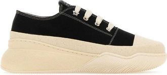 Stella McCartney Zwarte Loop Canvas Sneakers - Dames - Sneakers - Zwart - 36 EU - Schoenen