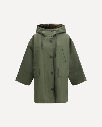 Weekend by Max Mara Water-repellent canvas midi Parka Female XL