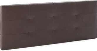 HOMN Cabecero tapizado 150x60 cm chocolate, acolchado con espuma