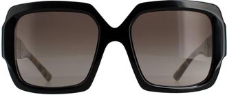 Prada Square dames zwart grijze gradi&euml;nt pr21xs zonnebril