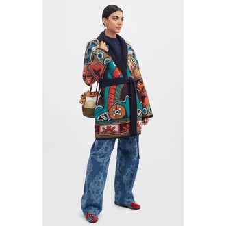 La DoubleJ Philae Cardigan in Multicolor at Nordstrom, Size Medium