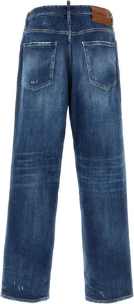 Dsquared2 Mens Stretch Denim Loose Jeans Navyblue Co Pl Ea