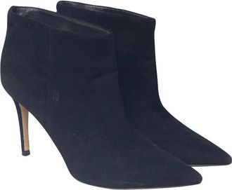 Gianvito Rossi Womens Suede Stiletto Bootie (Authentic Pre-Loved)