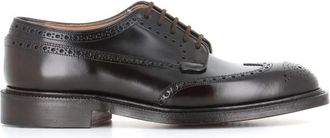 Churchs Ebony Leren Wingtip Schoenen met Geborstelde Afwerking - Heren - Nette schoenen - Zwart - 39 1/2 EU - Leer - Schoenen
