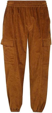 Marcelo Burlon Brown Cotton Cargo Mens Pants